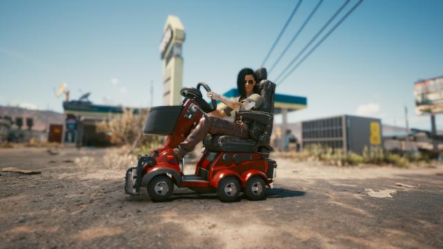 Drivable Mobility Scooter