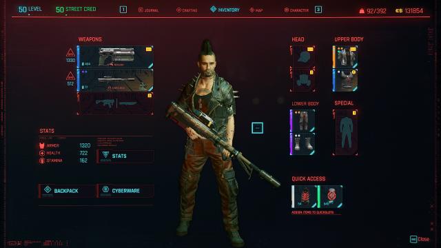 Сейв за кочівника (Перед Вугіллям) / Nomad Save LVL50 (Male V)(Outside Embers) для Cyberpunk 2077