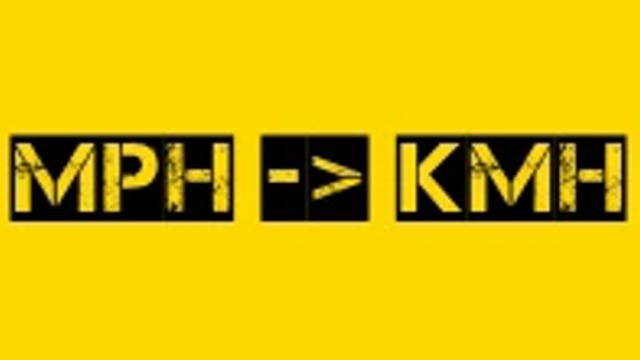 MPH to KMH