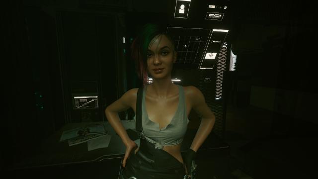 Judy Tattoos Removal for Cyberpunk 2077