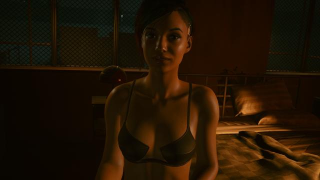 Judy Tattoos Removal for Cyberpunk 2077