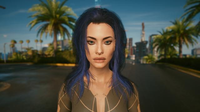 Змінюйте волосся у грі / Hair and color changer in game для Cyberpunk 2077