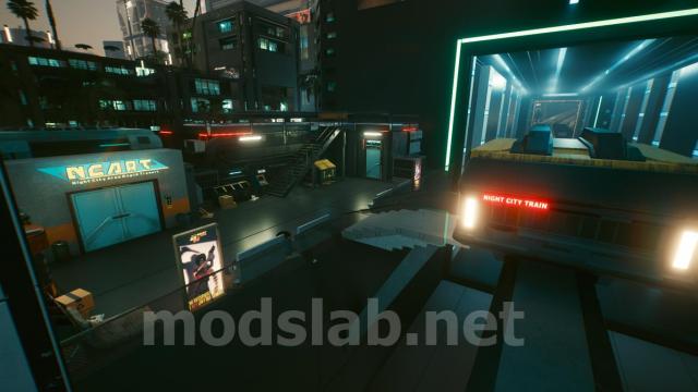 Система метро / Metro System для Cyberpunk 2077