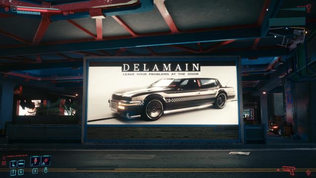 Ретекстур реклами Delamain / Delamain Ad Retexture