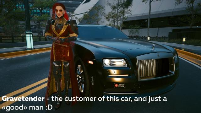 Rolls-Royce Wraith for Cyberpunk 2077