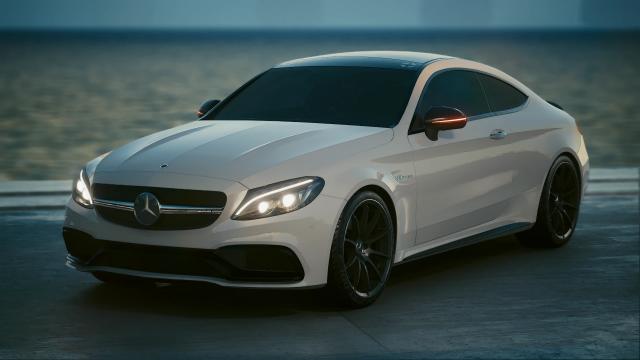 Mercedes Benz C63S AMG для Cyberpunk 2077