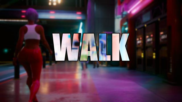 Ходьба / Properly Walk для Cyberpunk 2077