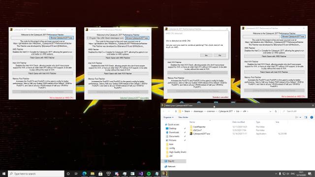 Патчі (AVX, AMD Patcher и тд) / Cyberpunk 2077 All-in-One Performance Patcher для Cyberpunk 2077