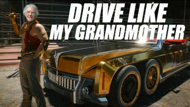 Реально повільне керування / Drive Like My Grandmother для Cyberpunk 2077