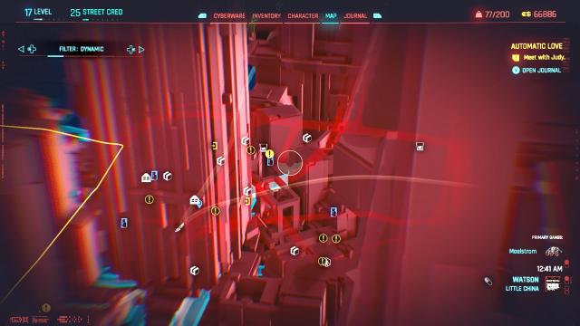 Map Street View for Cyberpunk 2077