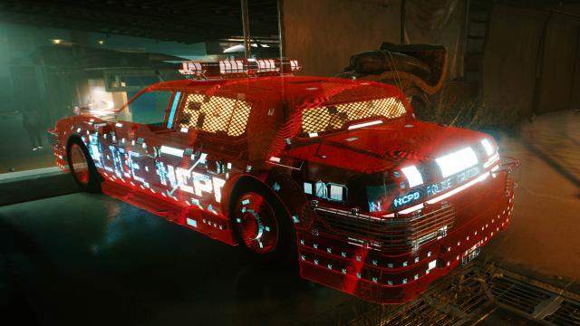 Hologram Cars for Cyberpunk 2077