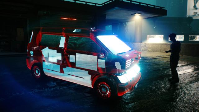 Hologram Cars for Cyberpunk 2077