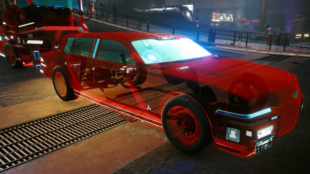 Hologram Cars for Cyberpunk 2077