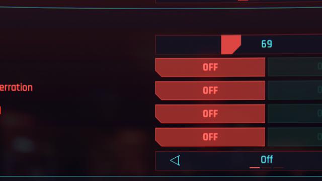 Better Field Of View Slider для Cyberpunk 2077