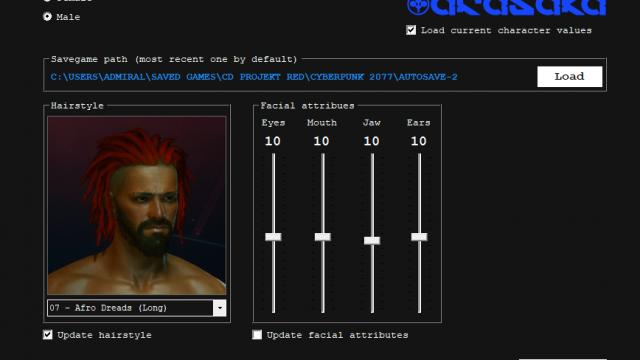 Arasaka Appearance Updater для Cyberpunk 2077