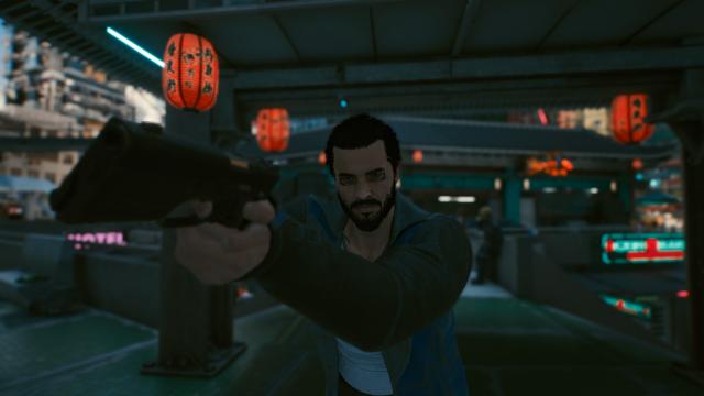 Грайте за вовка з Арасакі / Wolf of Arasaka - Male V Preset для Cyberpunk 2077