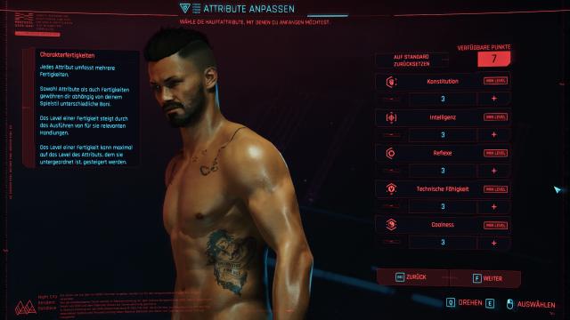 Нове тату 05 / Body Tattoo 05 Replacer для Cyberpunk 2077