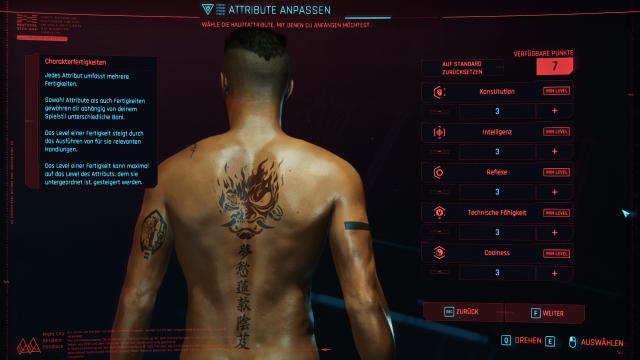 Нове тату 05 / Body Tattoo 05 Replacer для Cyberpunk 2077