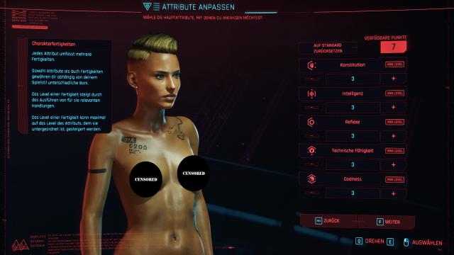 Нове тату 05 / Body Tattoo 05 Replacer для Cyberpunk 2077