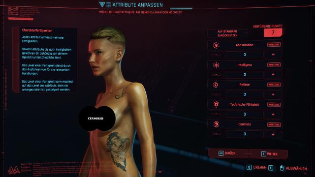 Нове тату 05 / Body Tattoo 05 Replacer для Cyberpunk 2077