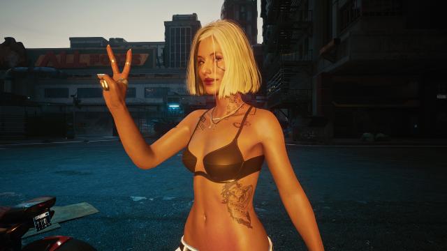 Нове тату 05 / Body Tattoo 05 Replacer для Cyberpunk 2077