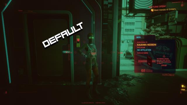 Чисте меню злому / Spicy Clean Hack Screen для Cyberpunk 2077