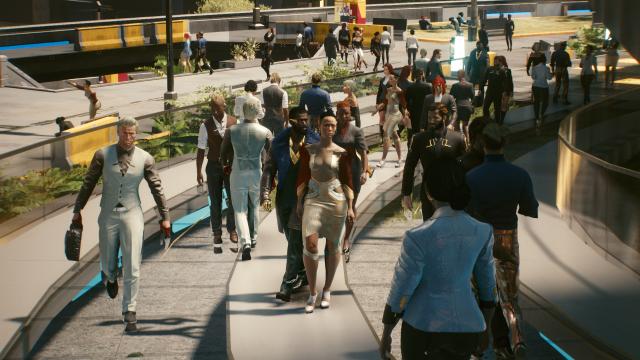 Crowd Despawn Fix для Cyberpunk 2077