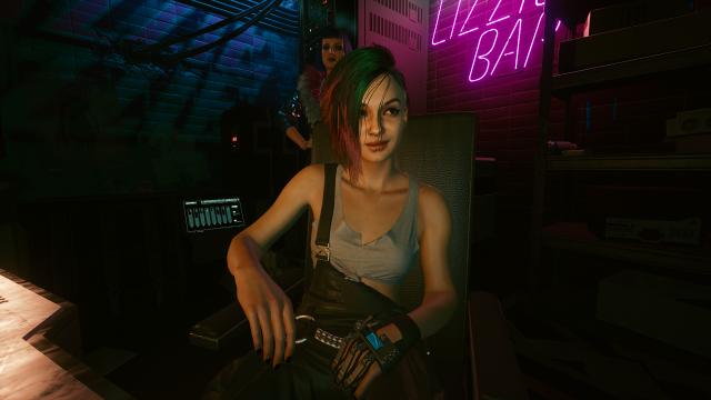 Джуді без тату / Judy Tattoos Removal для Cyberpunk 2077