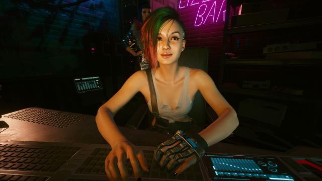 Джуді без тату / Judy Tattoos Removal для Cyberpunk 2077