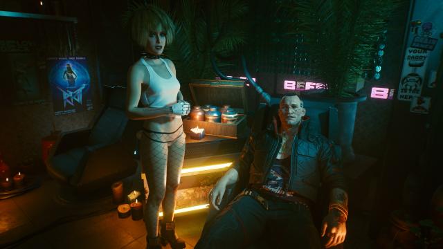 Misty in her Undies для Cyberpunk 2077