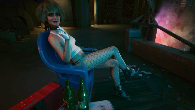 Misty in her Undies для Cyberpunk 2077