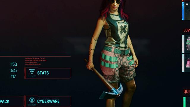 Pickaxe Mod for Cyberpunk 2077