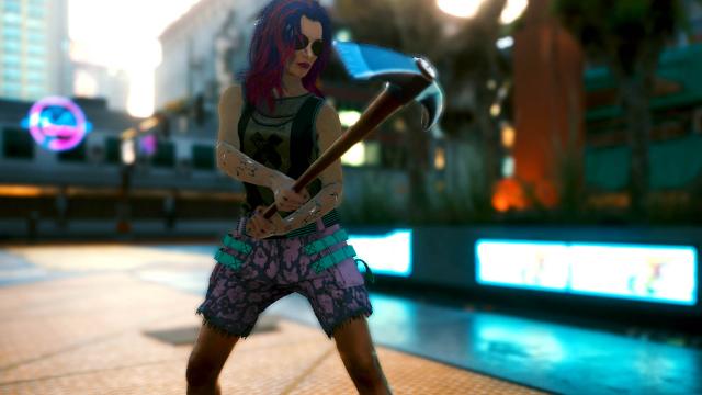 Pickaxe Mod for Cyberpunk 2077