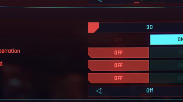 Better Field Of View Slider for Cyberpunk 2077
