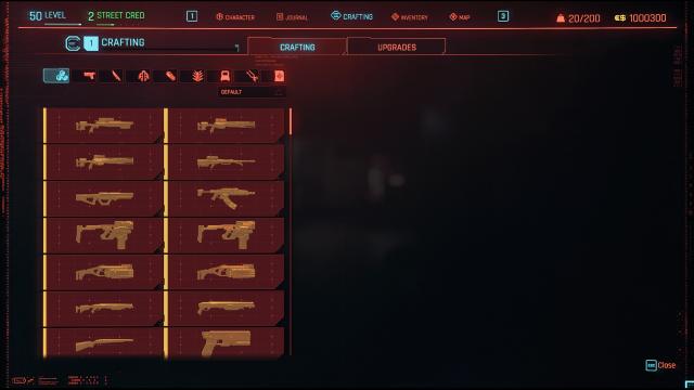 The World Is Your Oyster - Level 50 Male Nomad - All Iconics for Cyberpunk 2077