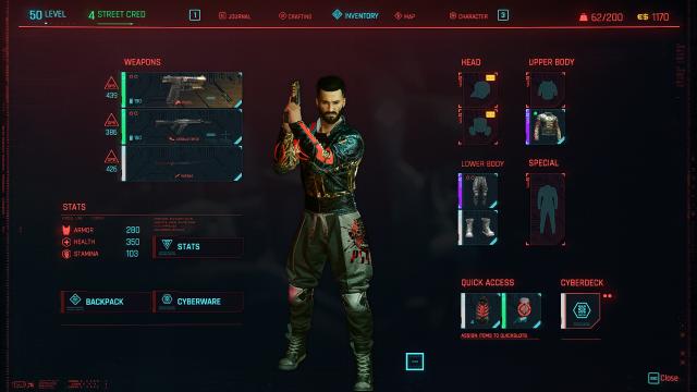 Рівень 50 під час старту / Level 50 at Start Saves для Cyberpunk 2077