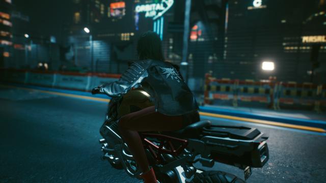 Chrome Witcher Jacket for Cyberpunk 2077