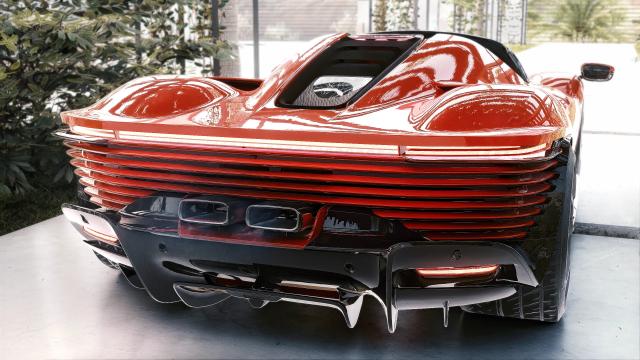 Ferrari Daytona SP3 для Cyberpunk 2077