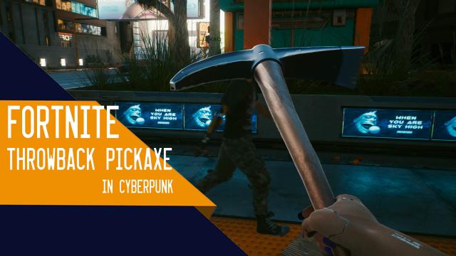 Кирка / Pickaxe Mod для Cyberpunk 2077