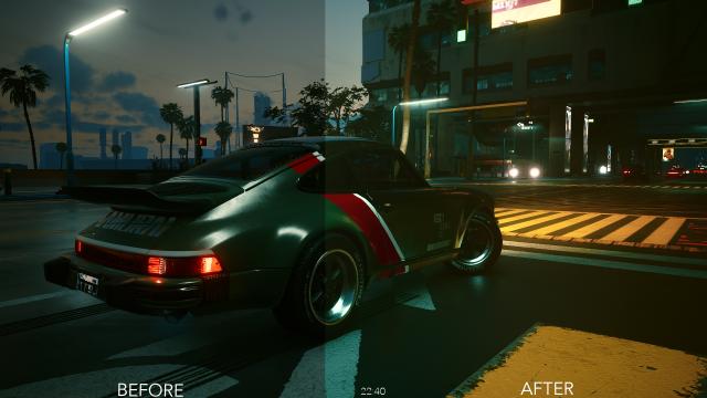 Mundu's Lighting Overhaul Reshade Preset для Cyberpunk 2077