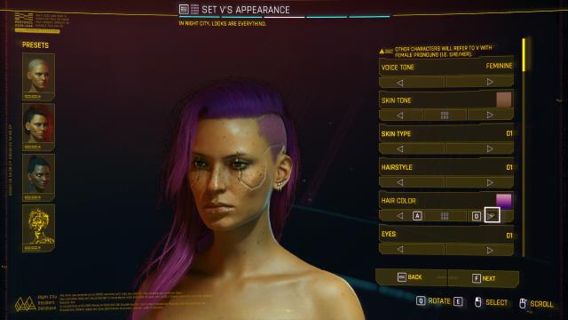 2077 Rogue's Hair для Cyberpunk 2077