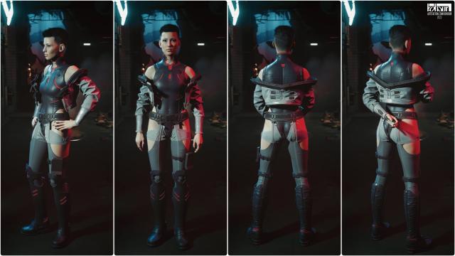 --EXHAUSTIVE  Lucy's outfit for Cyberpunk 2077