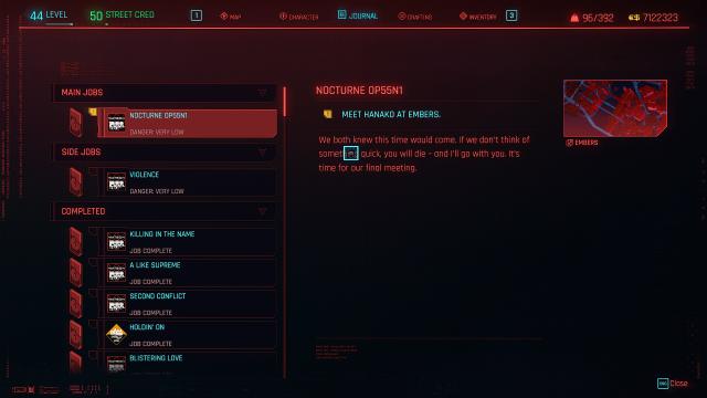 Completed Save Game. 99.9 Side Jobs.  Lvl 50 Street Cred. for Cyberpunk 2077
