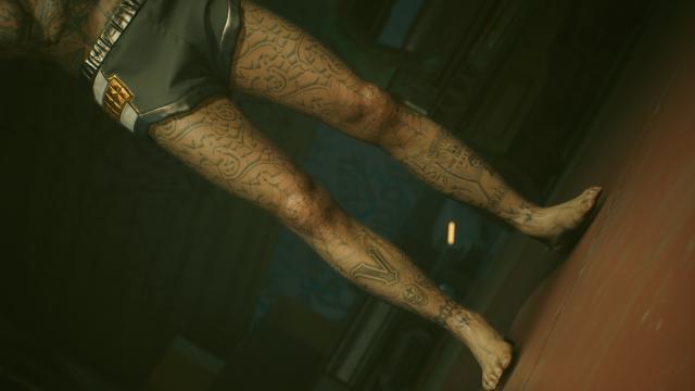 Kala's Valentino Tattoos for Masculine and Feminine V для Cyberpunk 2077