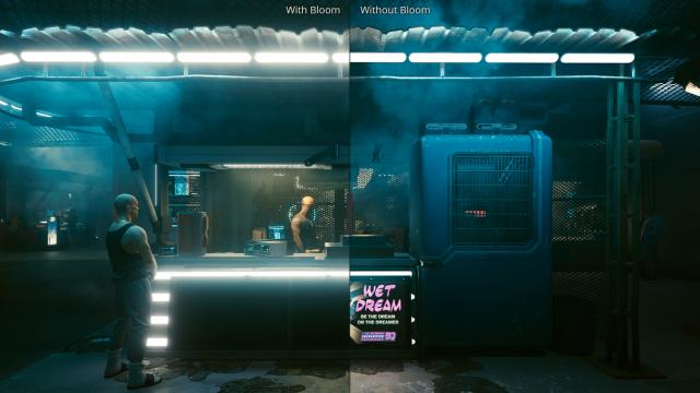 Видалення зеленого відтінку / Bloom and Green Tint Removal для Cyberpunk 2077