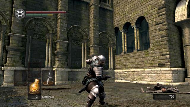 Геральт из Ривии / Geralt of Rivia re-texture для Dark Souls