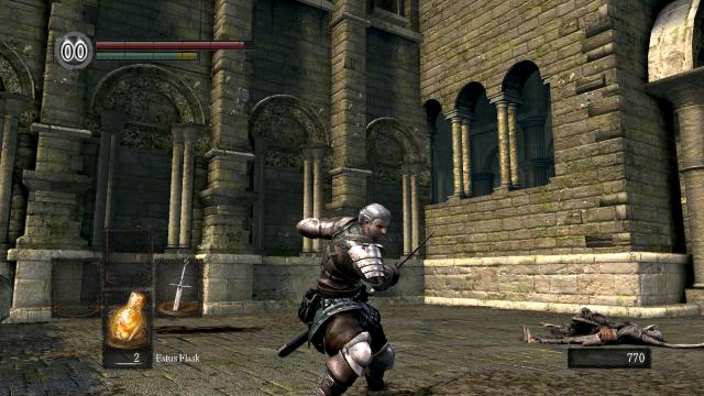 Геральт из Ривии / Geralt of Rivia re-texture для Dark Souls