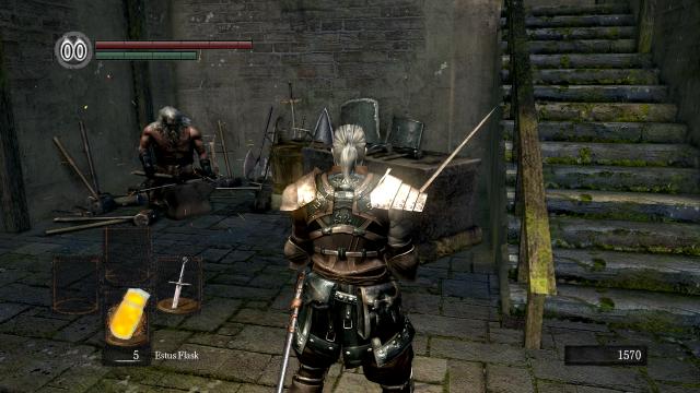 Геральт из Ривии / Geralt of Rivia re-texture для Dark Souls