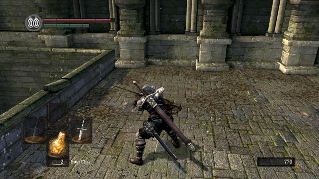 Геральт из Ривии / Geralt of Rivia re-texture для Dark Souls