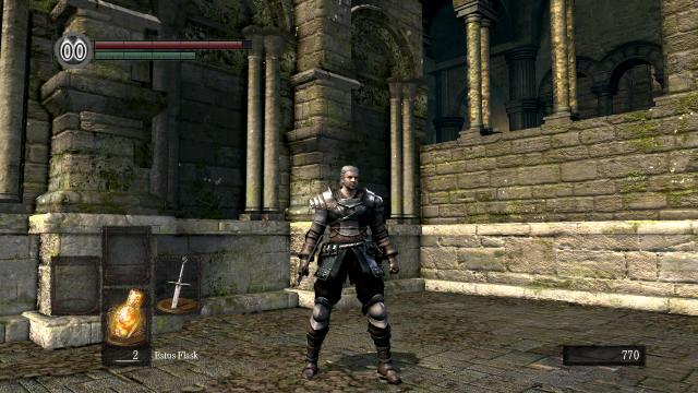 Геральт из Ривии / Geralt of Rivia re-texture для Dark Souls